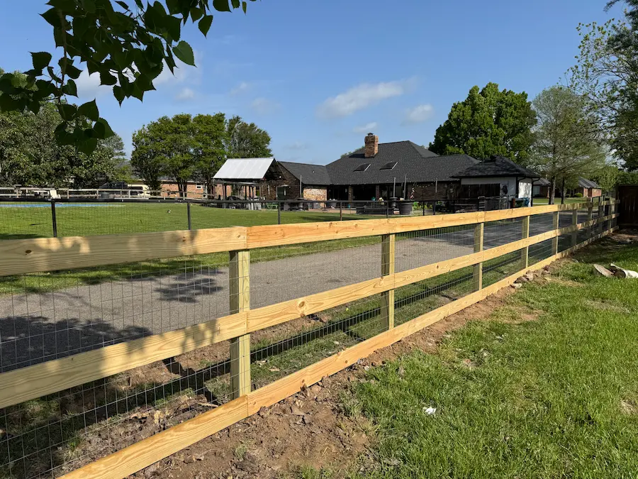 Deer Fencing & Ranch Rail installation in Fort Worth