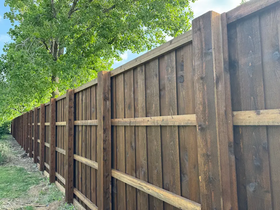 Western Red Cedar privacy fence built by Rowley Fence in Fort Worth