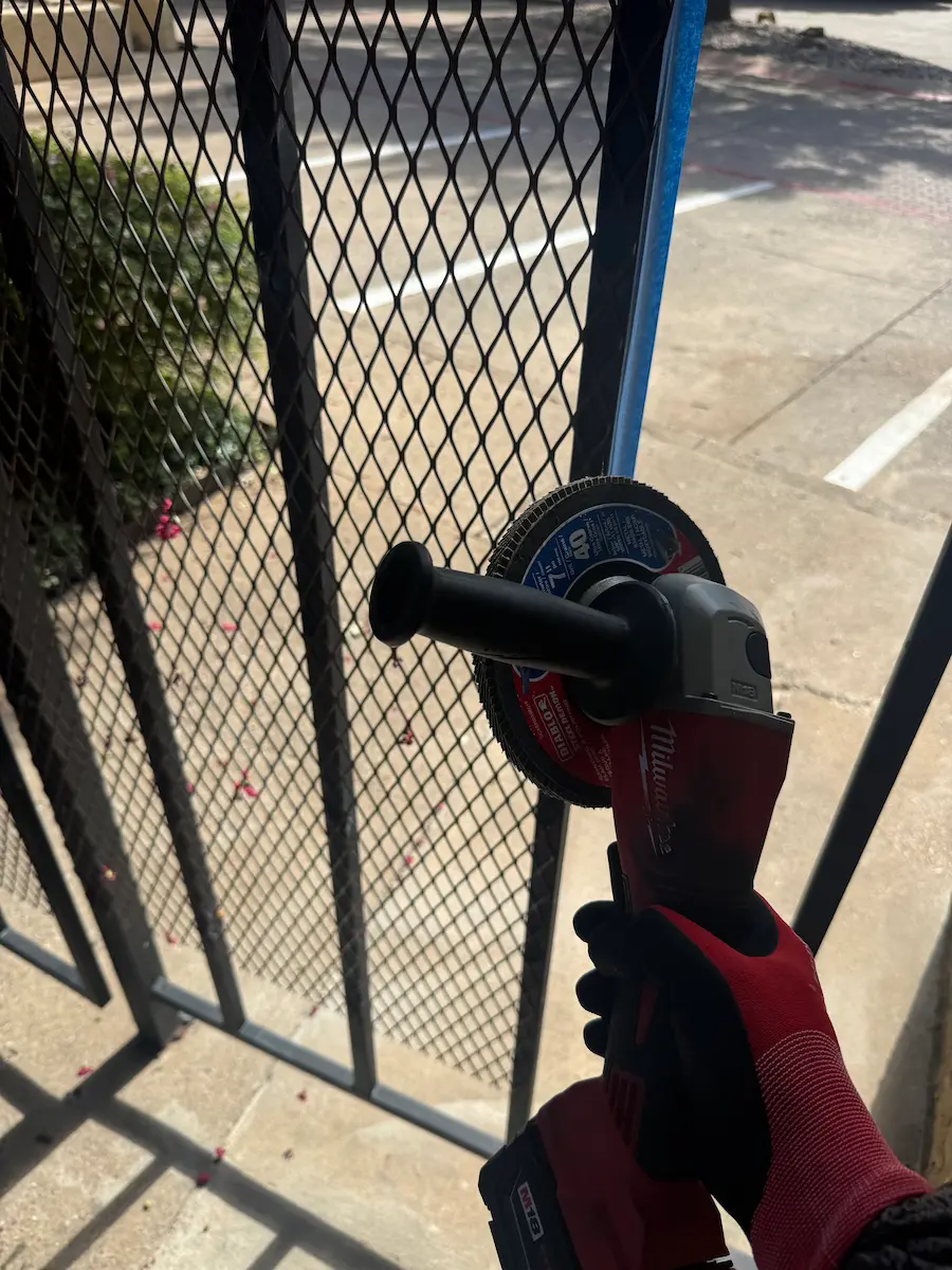 Pressed Spear fence option in Fort Worth