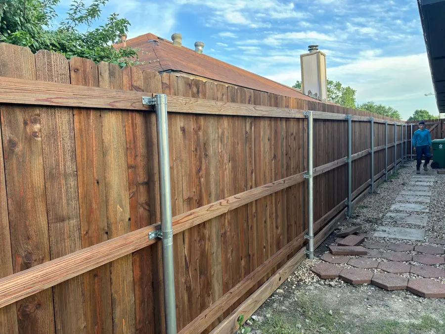 Side-by-Side fence option in Fort Worth