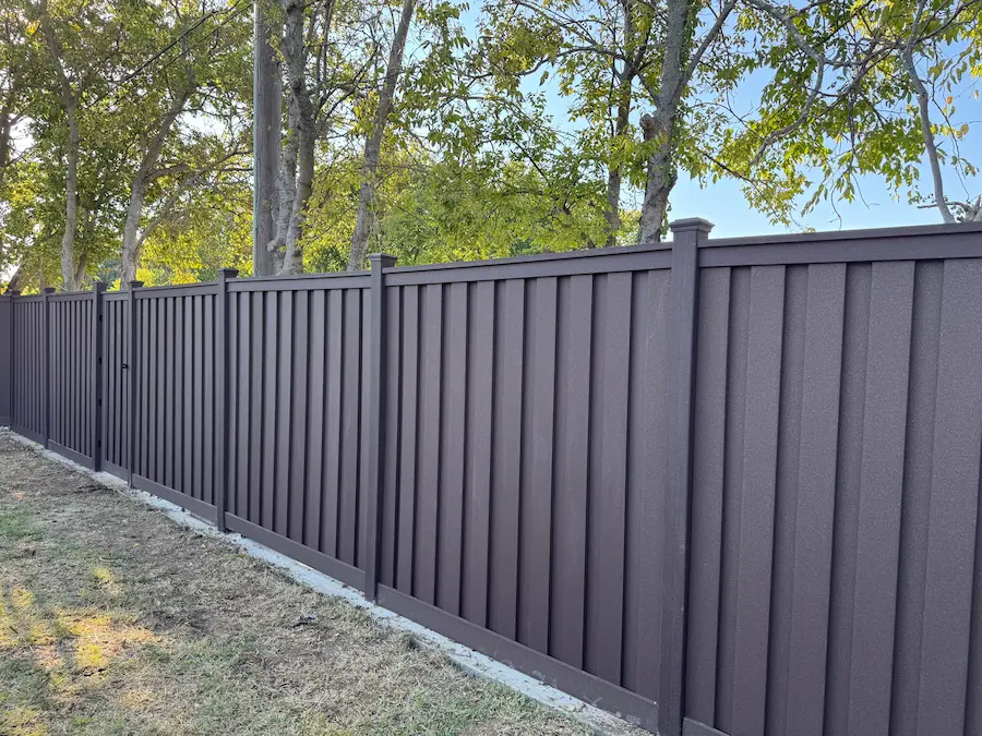 Trex Fencing installation in Fort Worth