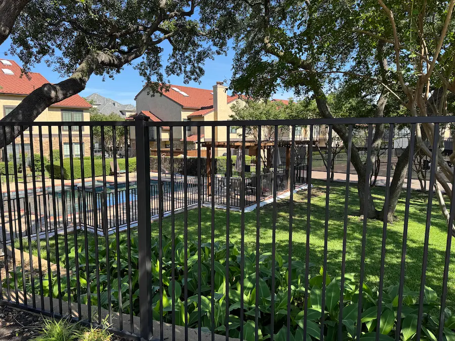 Iron Fencing installation in Fort Worth